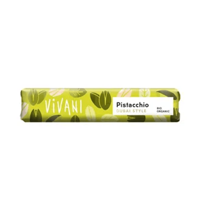 Hovedbilde Vivani pistasj dubai style sjokolade 40g
