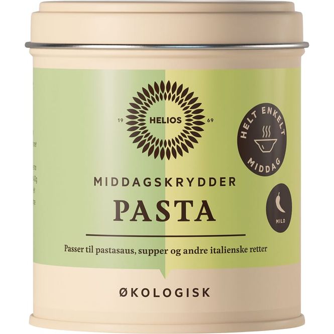 Hovedbilde Helios økologisk pasta middagskrydder 65 g