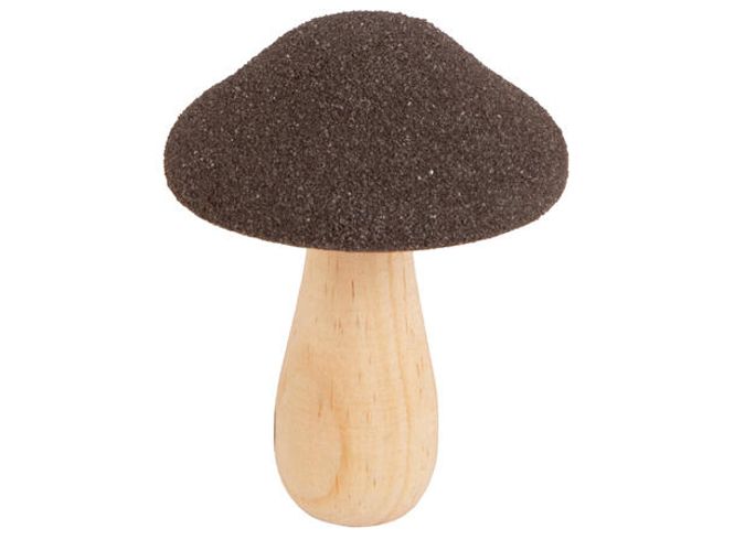 Hovedbilde Sopp tre natur brun sand topp 7x9cm
