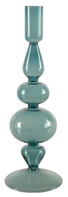 Hovedbilde Lysestake glass - Blå