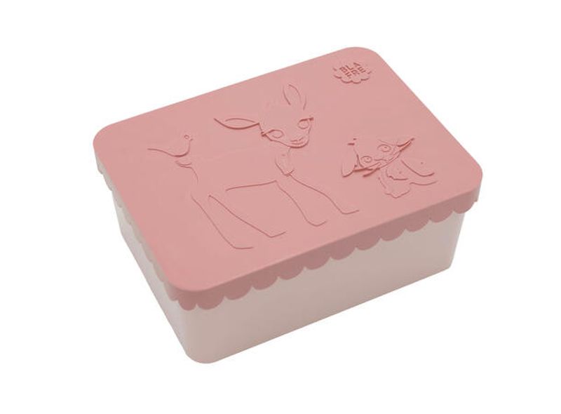 Blafre matboks i plast ett rom - Rådyr, rosa/rosa