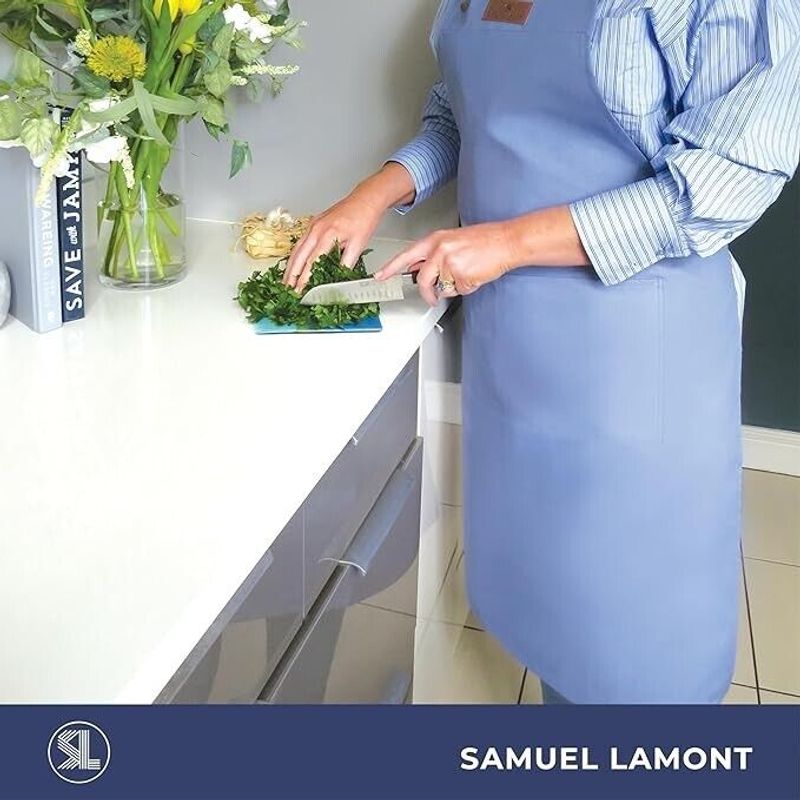 Samuel Lamont Canvas Forkle, lys blå
