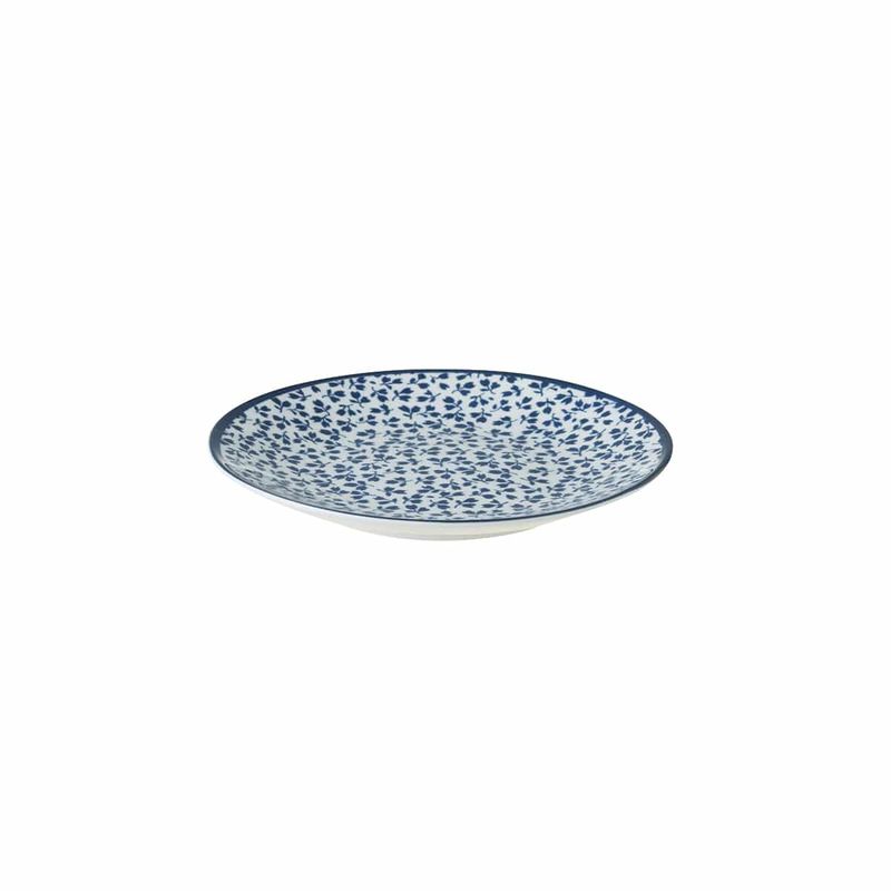 Laura Ashley Floris Blå/hvit Asjett 12 cm