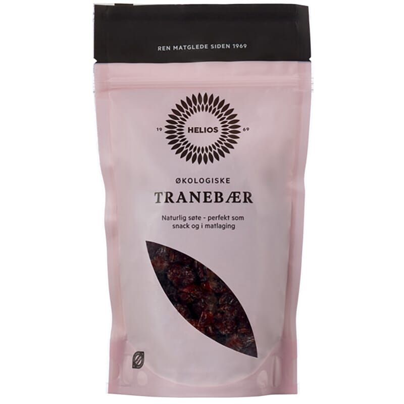 Helios økologisk tørkede tranebær 150 g