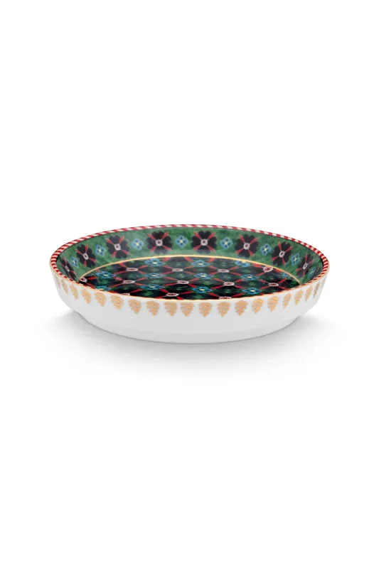 PiP Clover Green skål til teposer, Ø:9 cm