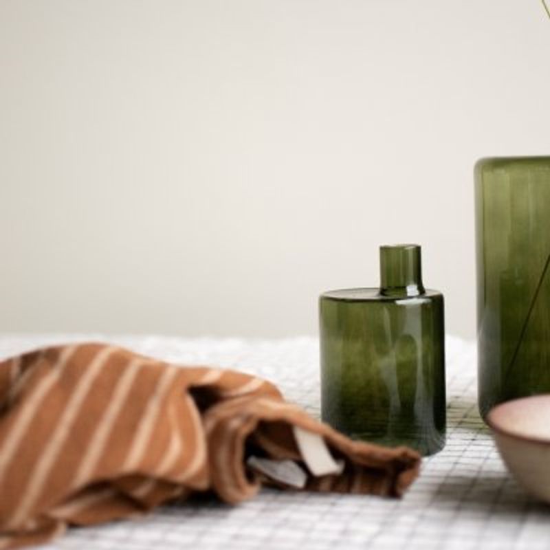 Vase - PIPE, liten, grønn