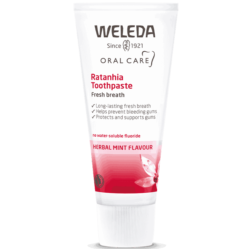 Weleda ratanhia tannkrem uten fluor 75 ml