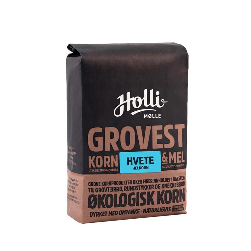 Holli Mølle økologisk helkorn hvete 1 kg