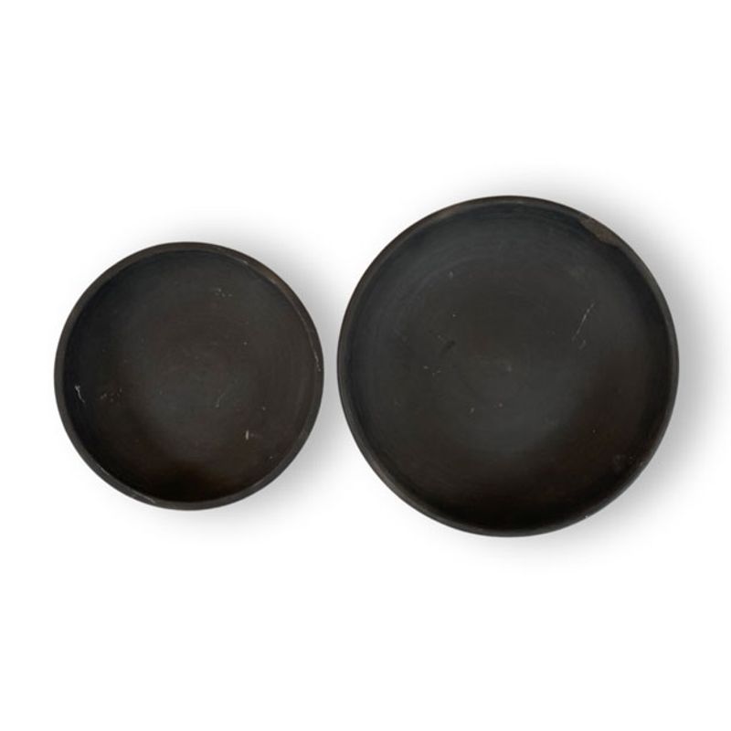 Fat Terracotta, sort, Ø:20 cm