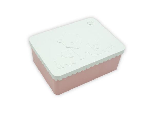 Hovedbilde Blafre matboks i plast treroms - Bjørn Hvit/lys ...