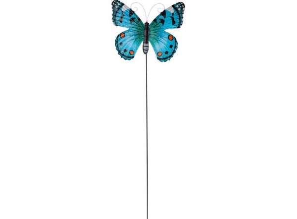 Hovedbilde Blomsterpinne sommerfugl 25x80cm 6ass