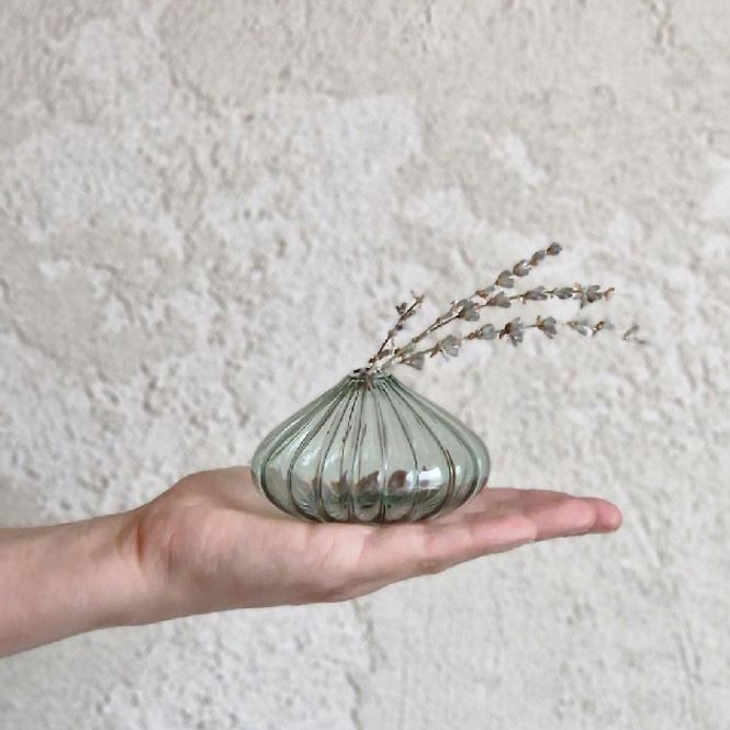 Hovedbilde Mini Vase Cornelie Smoked Green