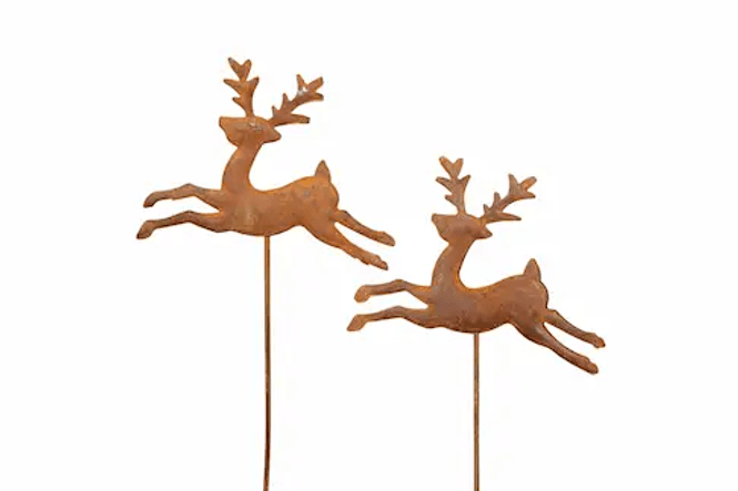 Hovedbilde Pinne med Hjort rust, 7 cm + pinne 13 cm