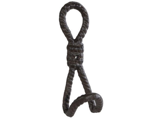 Hovedbilde Krok tau antikkbrun metall 5,5x16,5 cm