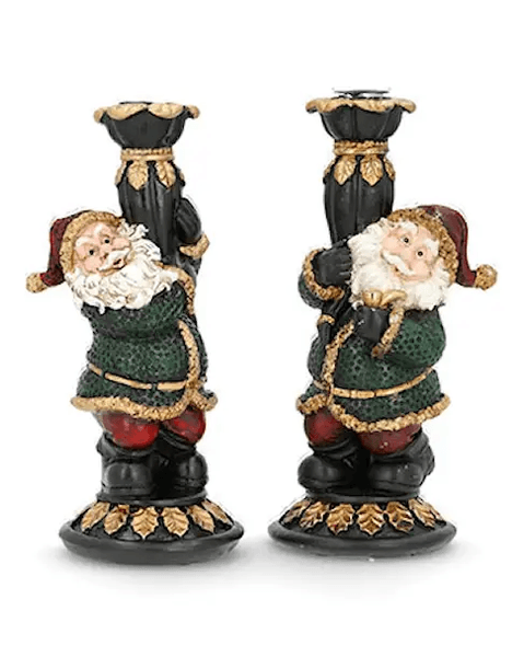 Hovedbilde Lysestake for kronelys, nisse, H:23 cm, 2 ass