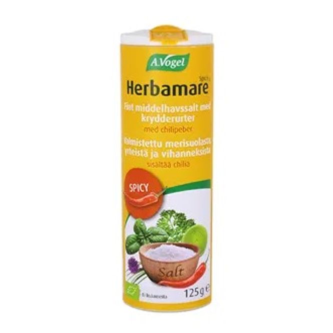 Hovedbilde A.vogel herbamare spicy middelhavssalt 125 gr