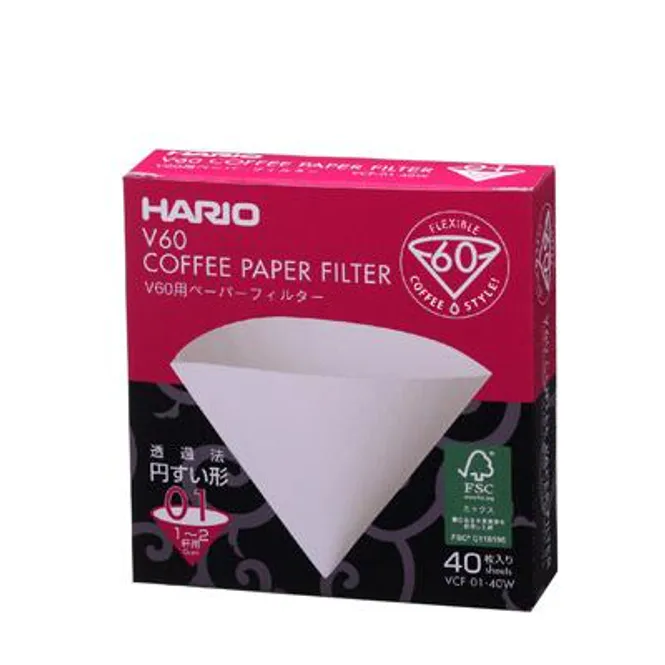 Hovedbilde HARIO papirfilter – Håndbrygger V60 01