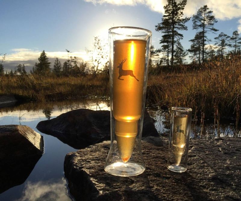 Silver Deer Ølglass