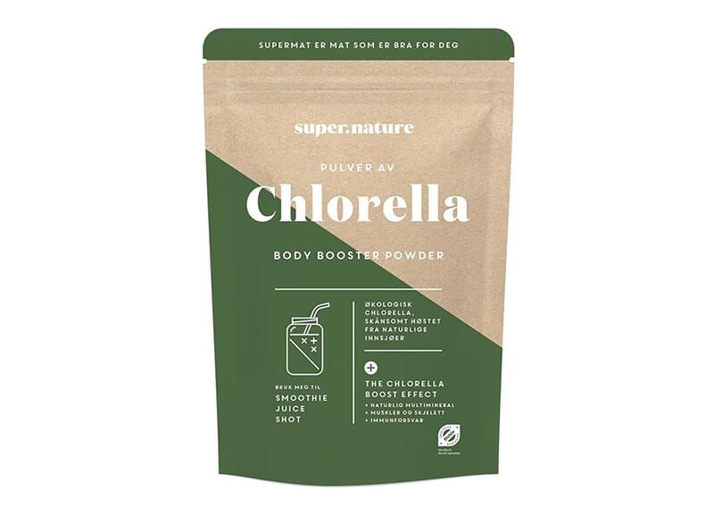 Supernature chlorella pulver 150g økologisk
