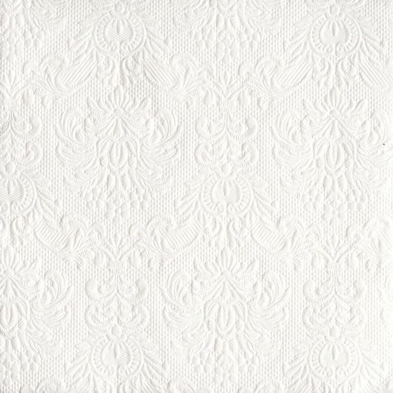 Servietter Middag Elegance  Pearl White