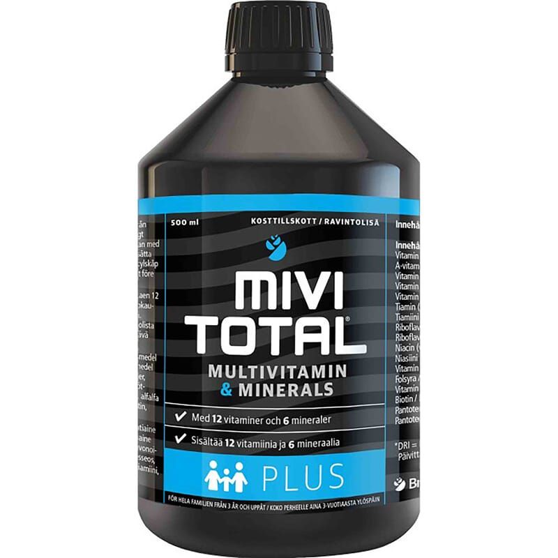 Mivitotal flytende multivitamin 500ml