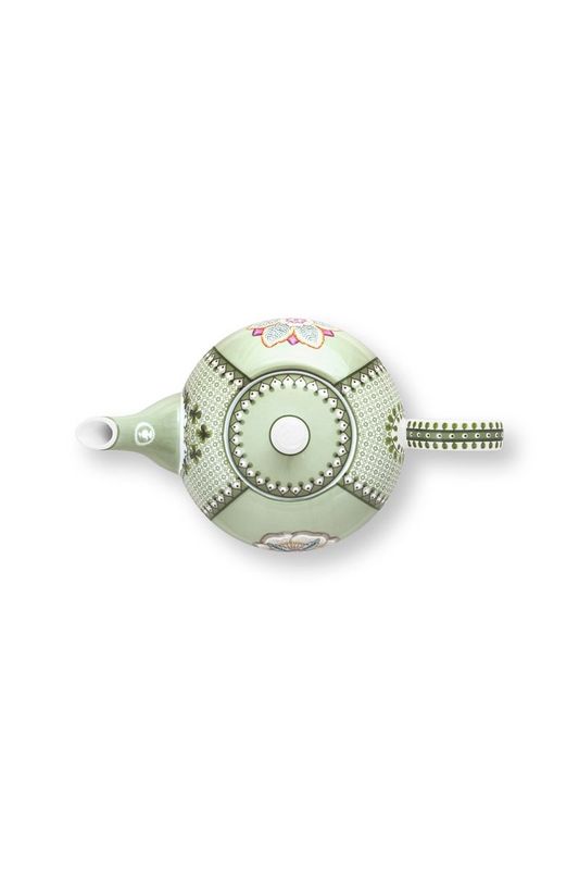 PiP Lily & Lotus Tiles Light Green Tekanne 1,6 liter