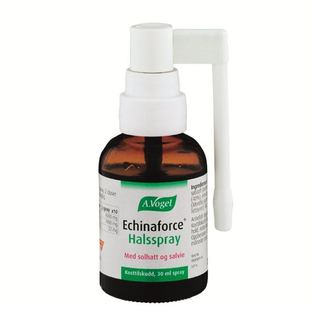 Hovedbilde A. Vogel echinaforce solhatt halsspray 30ml