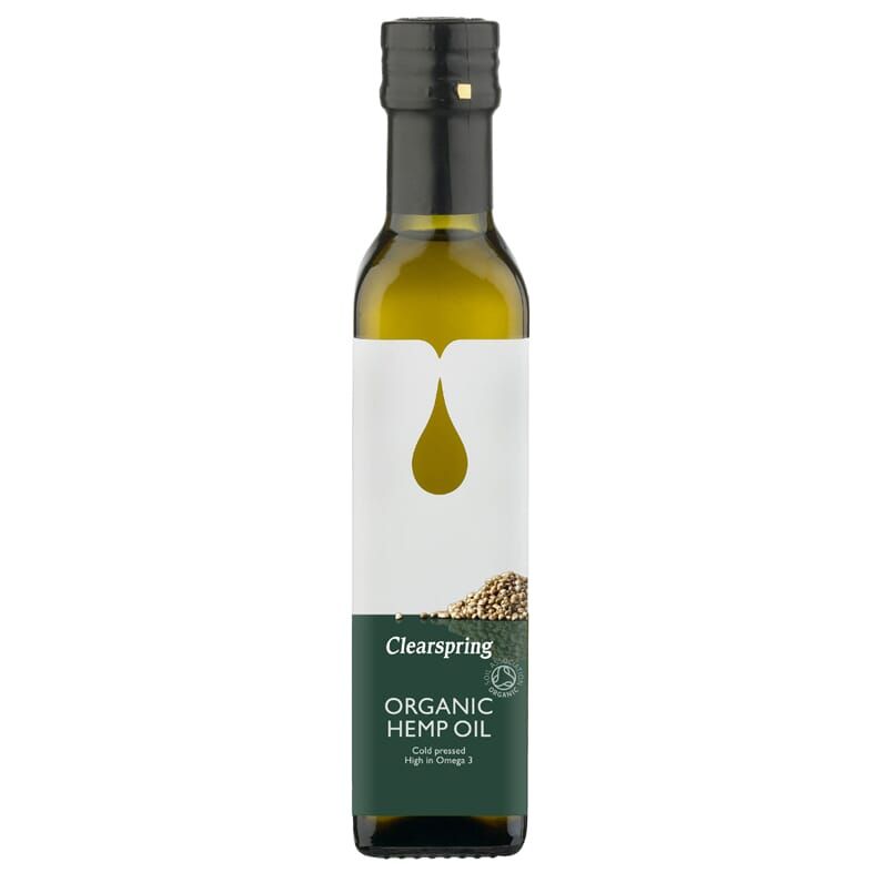 Clearspring økologisk kaldpresset hampolje 250 ml