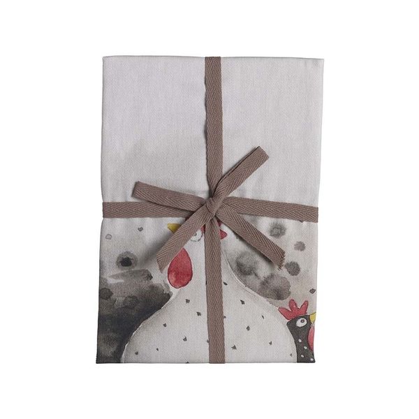 Hovedbilde Kjøkkenhåndkle, Høne - 50 x 70 cm Resirkulert ...