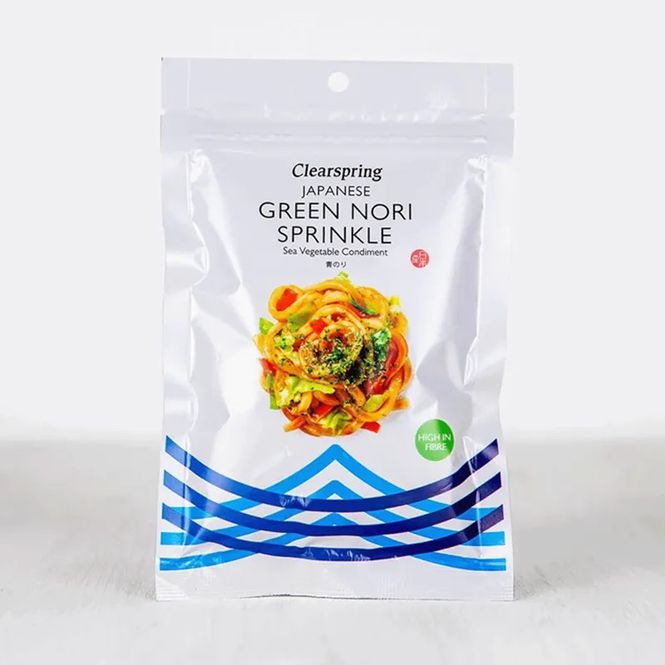 Hovedbilde Clearspring japansk tørket grønn nori tang 20 g