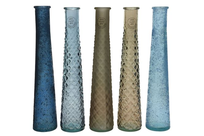 Hovedbilde Vase gjenbruksglass, assortert, Ø:7 cm x H:32 cm