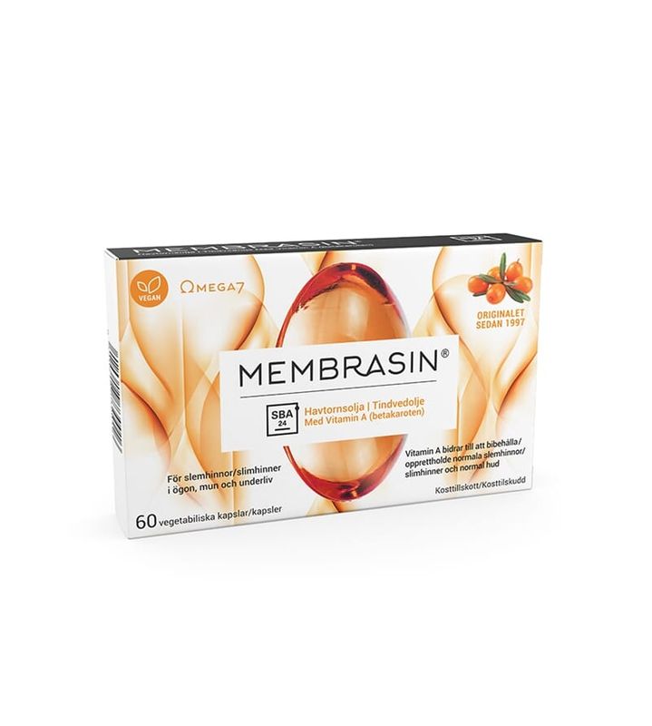 Membrasin omega-7 m/tindvedolje 60kap
