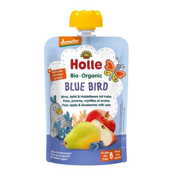 Hovedbilde Holle Smoothie Blue Bird (Pære/Eple/Blåbær med ...