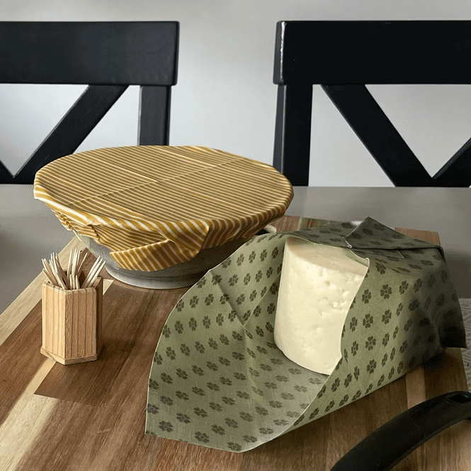 Hovedbilde Bivoksduker 3-pk, Beige Blomst