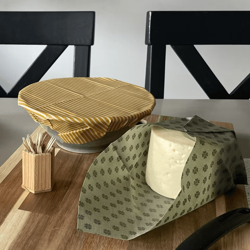 Bivoksduker 3-pk, Beige Blomst