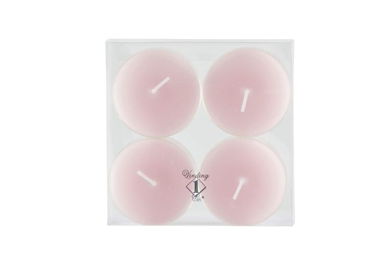 Store telys - Old Rose 4 stk 