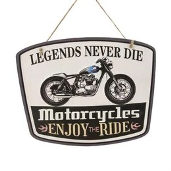 Hovedbilde Metallskilt Motorsykkel 33 x 26 cm 