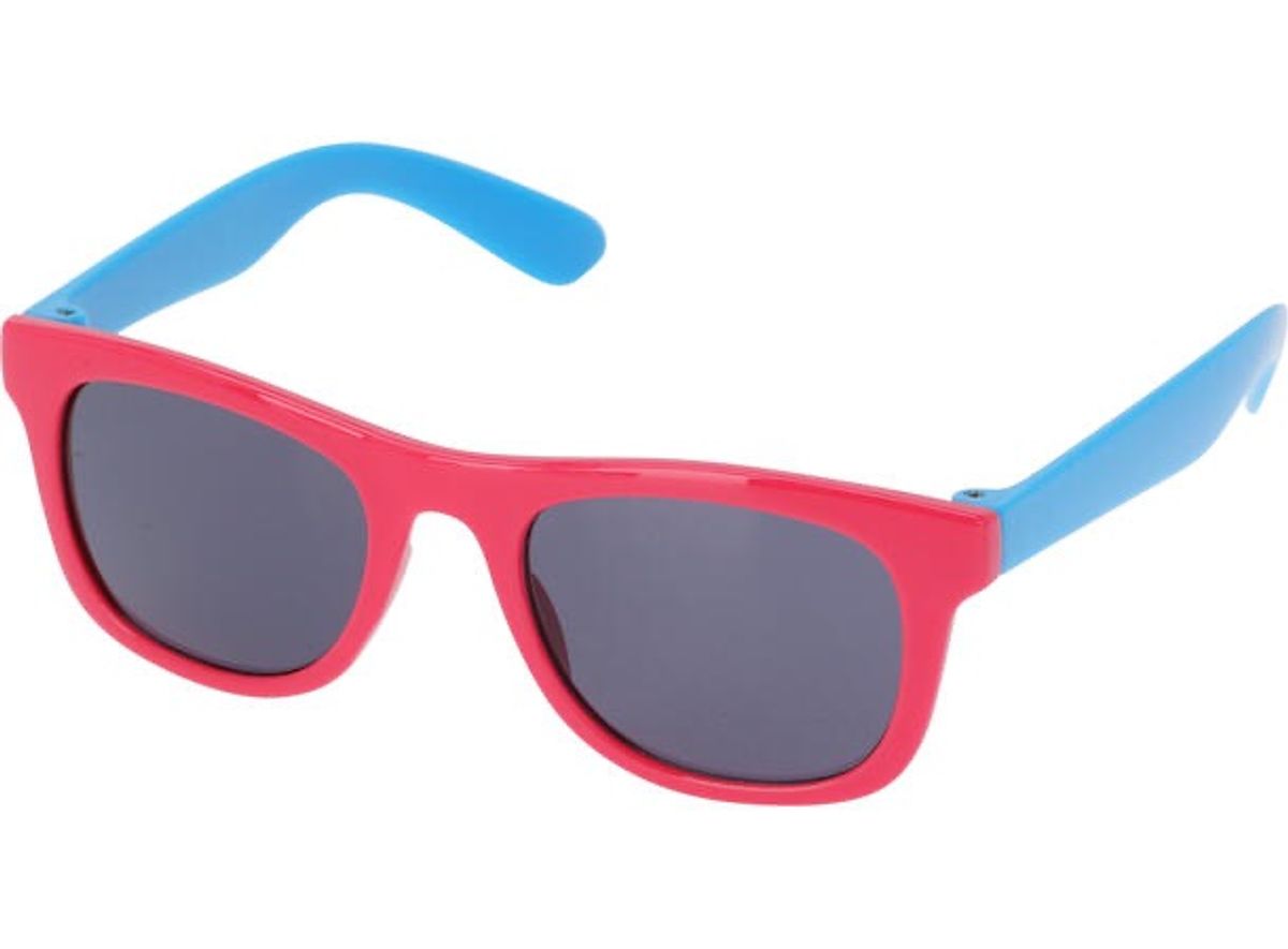 Solbriller barn 12x12x3cm med stoffpose  6ass