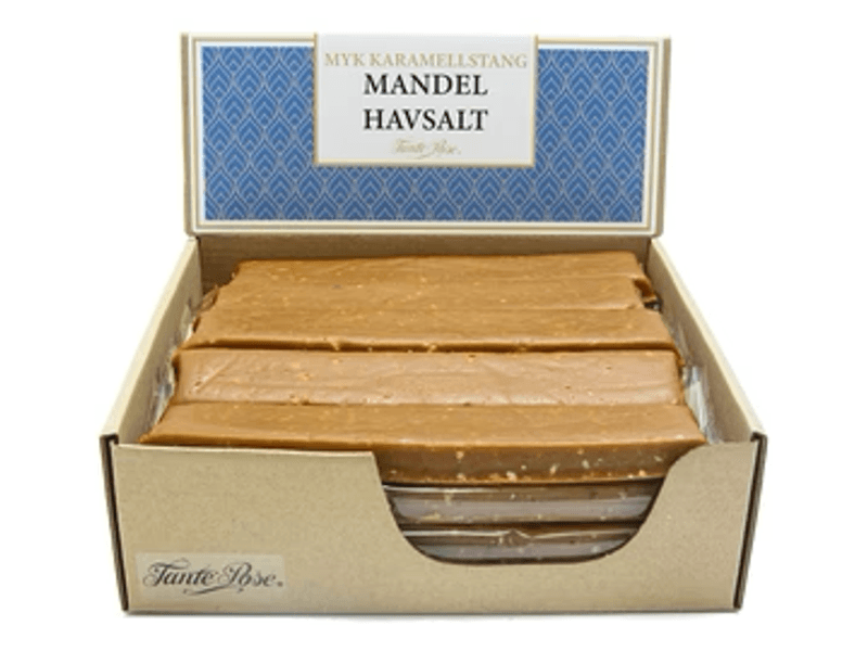 Myk Karamellstang Mandel Havsalt 