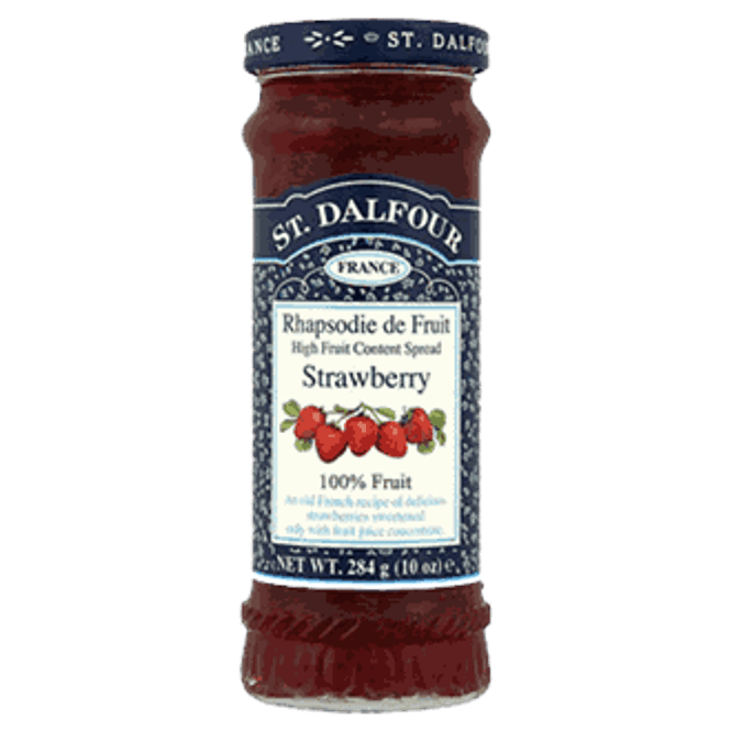 Hovedbilde St. Dalfour strawberry syltetøy 284 gr